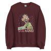 Unisex Crew Neck Sweatshirt Maroon Front 653cb3cd67ba8.jpg
