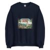 Unisex Crew Neck Sweatshirt Navy Front 653d45bc08093.jpg