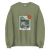 Unisex Crew Neck Sweatshirt Military Green Front 653d448a62bc8.jpg
