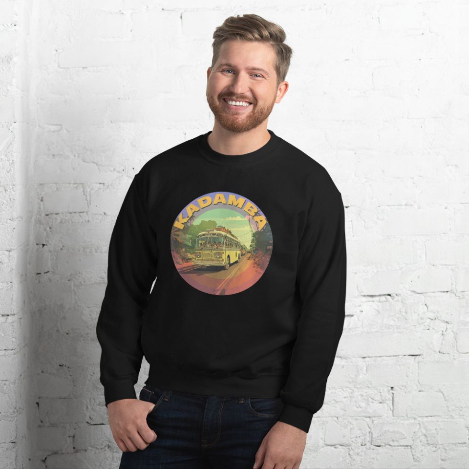 Unisex Crew Neck Sweatshirt Black Front 653cb4205d5b3.jpg