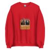 Unisex Crew Neck Sweatshirt Red Front 654de8ce8c9ef.jpg