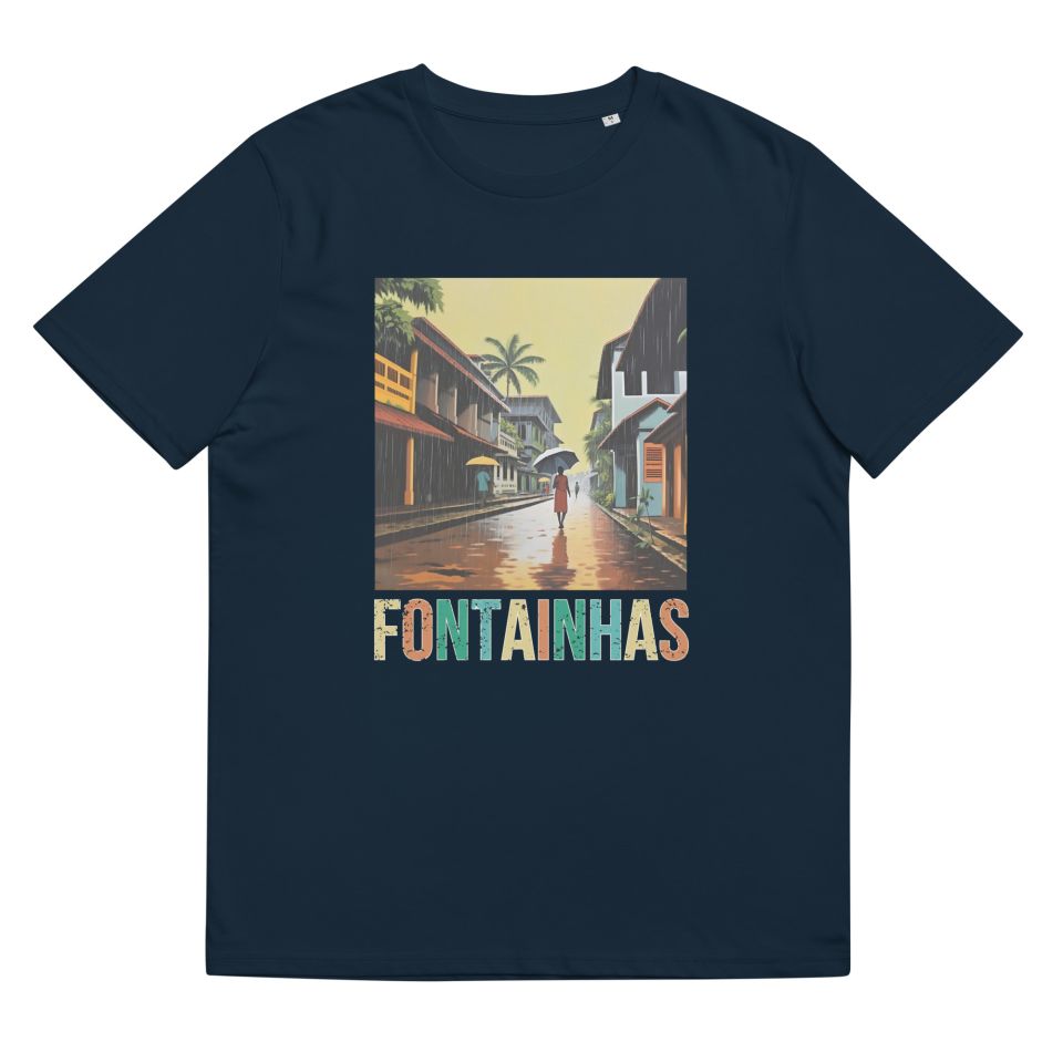Unisex Organic Cotton T Shirt French Navy Front 651cf92704af2.jpg