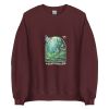 Unisex Crew Neck Sweatshirt Maroon Front 654dff041d8db.jpg