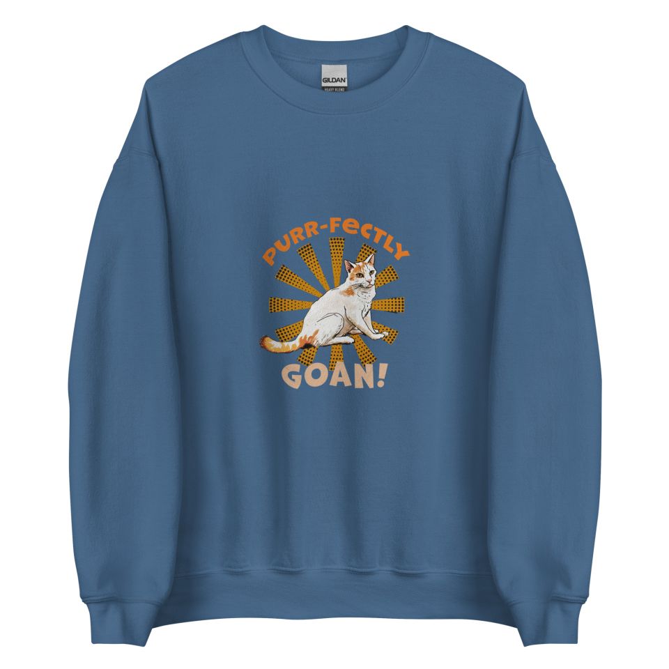 Unisex Crew Neck Sweatshirt Indigo Blue Front 653e8d58a2e07.jpg