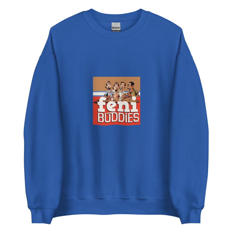 Unisex Crew Neck Sweatshirt Royal Front 653e8be279164.jpg