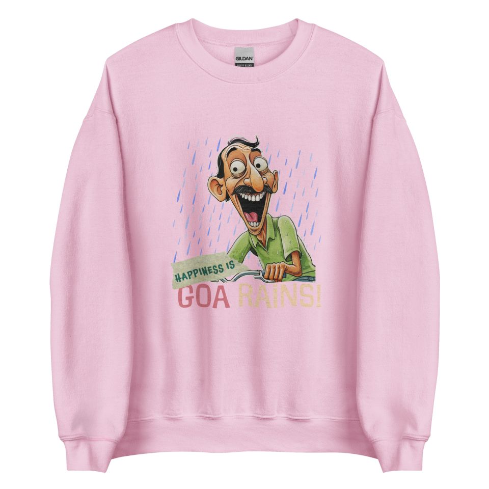 Unisex Crew Neck Sweatshirt Light Pink Front 653cb3cd7079b.jpg