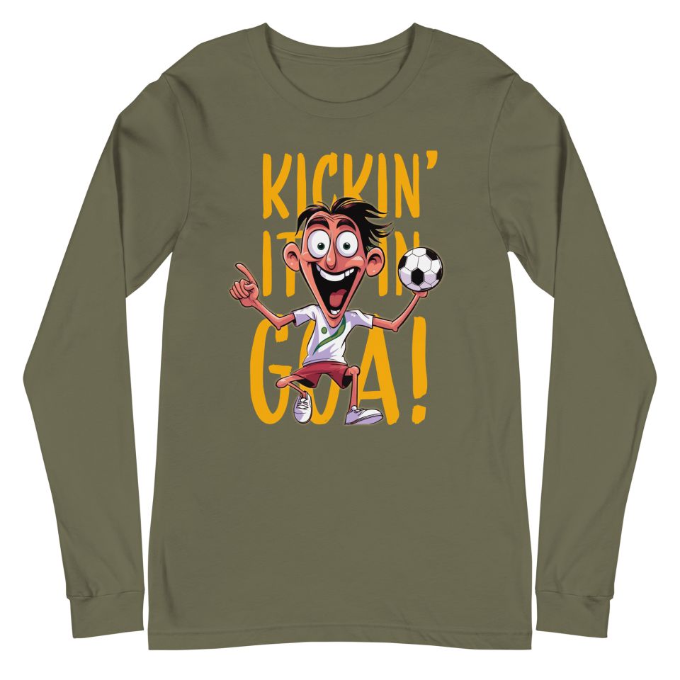 Unisex Long Sleeve Tee Military Green Front 6502d160a881e.jpg