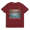 Unisex Organic Cotton T Shirt Burgundy Front 651cfc3db9578.jpg