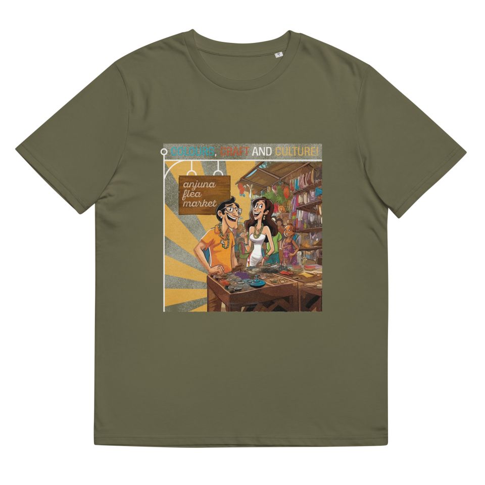 Unisex Organic Cotton T Shirt Khaki Front 65239ab1e8f40.jpg