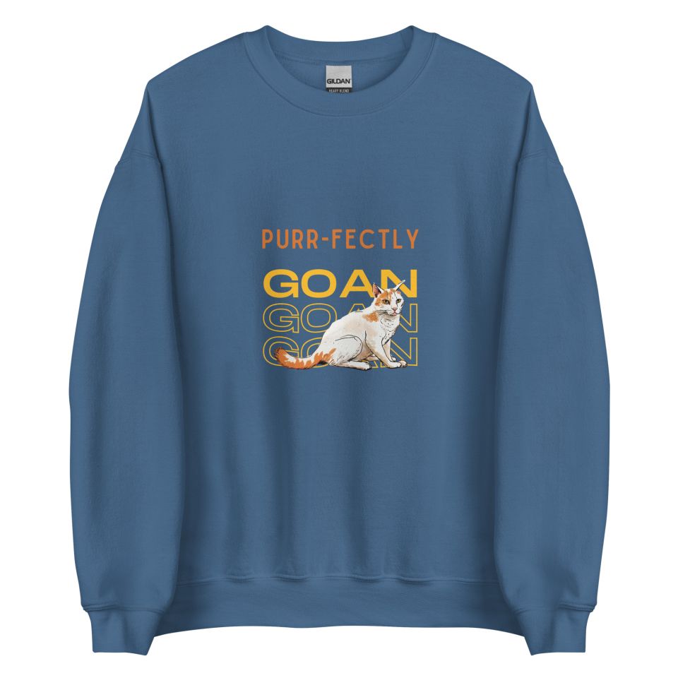 Unisex Crew Neck Sweatshirt Indigo Blue Front 654e0398ce8ea.jpg