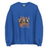 Unisex Crew Neck Sweatshirt Royal Front 653e8c7790c73.jpg