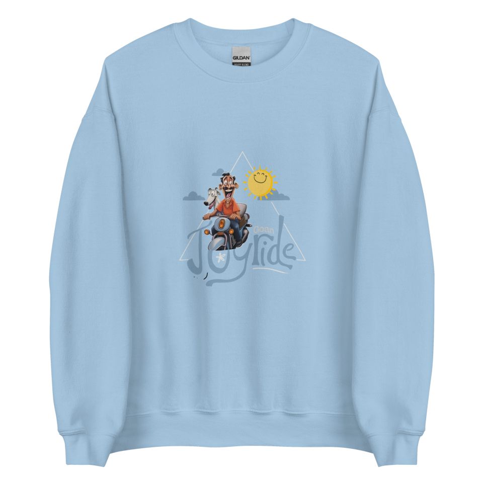 Unisex Crew Neck Sweatshirt Light Blue Front 653e8a716825c.jpg