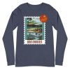 Unisex Long Sleeve Tee Heather Navy Front 6503f267eb8f7.jpg