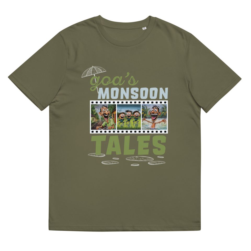 Unisex Organic Cotton T Shirt Khaki Front 652399b3e5d31.jpg