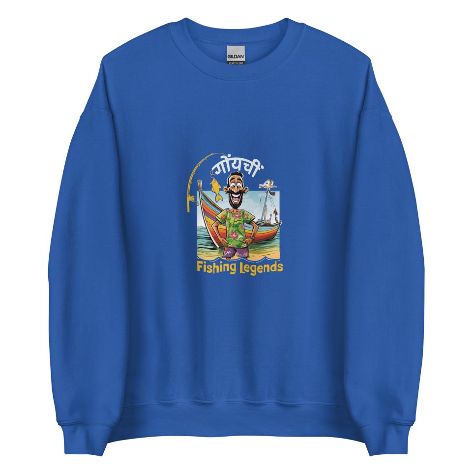 Unisex Crew Neck Sweatshirt Royal Front 653e8942f2ac4.jpg