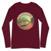 Unisex Long Sleeve Tee Maroon Front 6503e8269981e.jpg