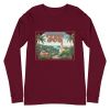 Unisex Long Sleeve Tee Maroon Front 650813bbce7c3.jpg