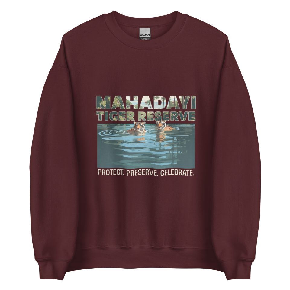 Unisex Crew Neck Sweatshirt Maroon Front 653cb35c56ab0.jpg