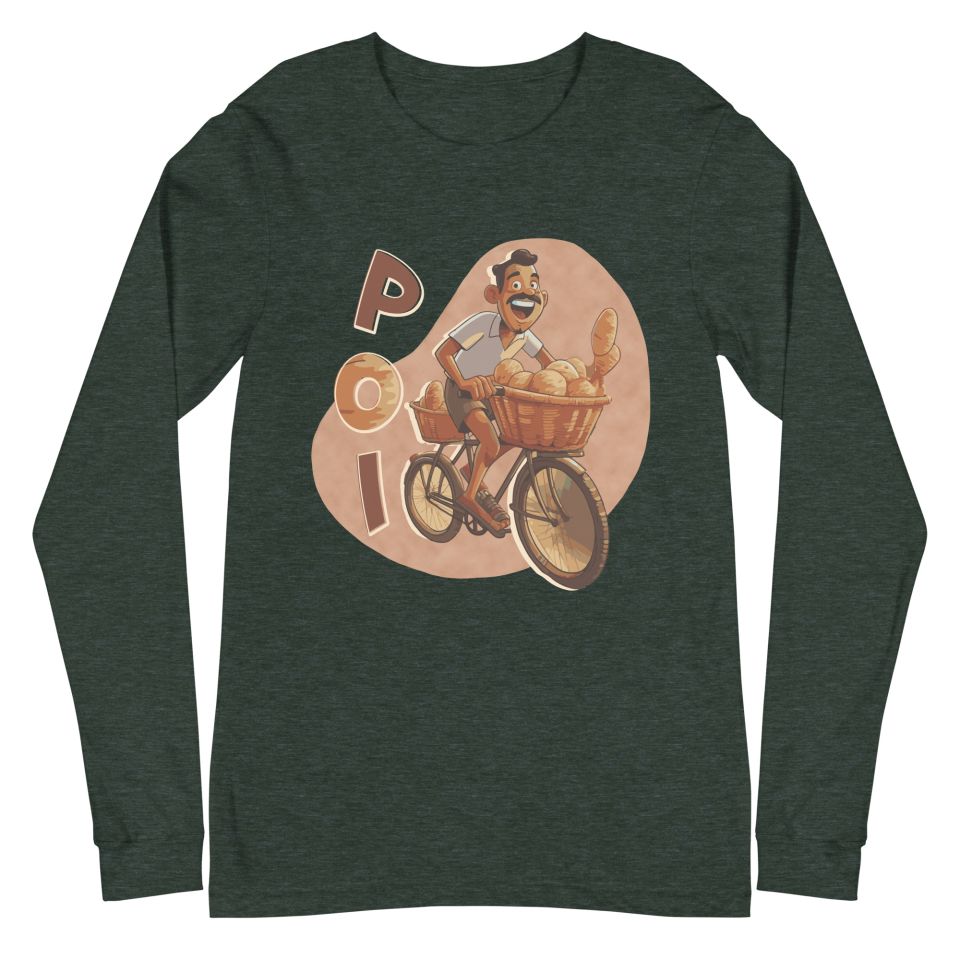 Unisex Long Sleeve Tee Heather Forest Front 650930a869d2d.jpg