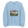 Unisex Crew Neck Sweatshirt Light Blue Front 653d45bc0cb5d.jpg