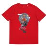 Unisex Organic Cotton T Shirt Red Front 654775317fa8c.jpg