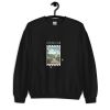 Unisex Crew Neck Sweatshirt Black Front 654de3fe9bda0.jpg