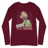 Unisex Long Sleeve Tee Maroon Front 6503e7d4729dd.jpg