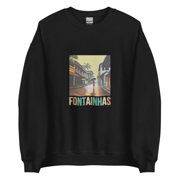 Unisex Crew Neck Sweatshirt Black Front 6538e24e4cfe8.jpg
