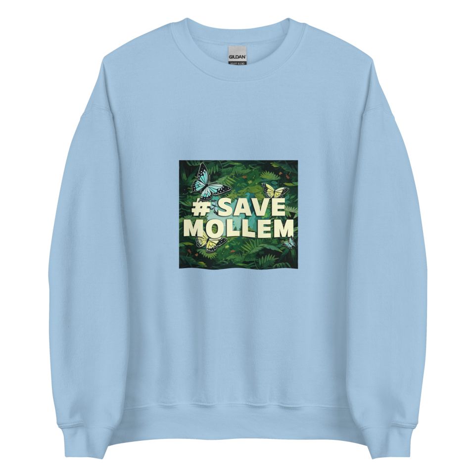 Unisex Crew Neck Sweatshirt Light Blue Front 653d433dd4703.jpg
