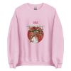 Unisex Crew Neck Sweatshirt Light Pink Front 653d43ca3184c.jpg