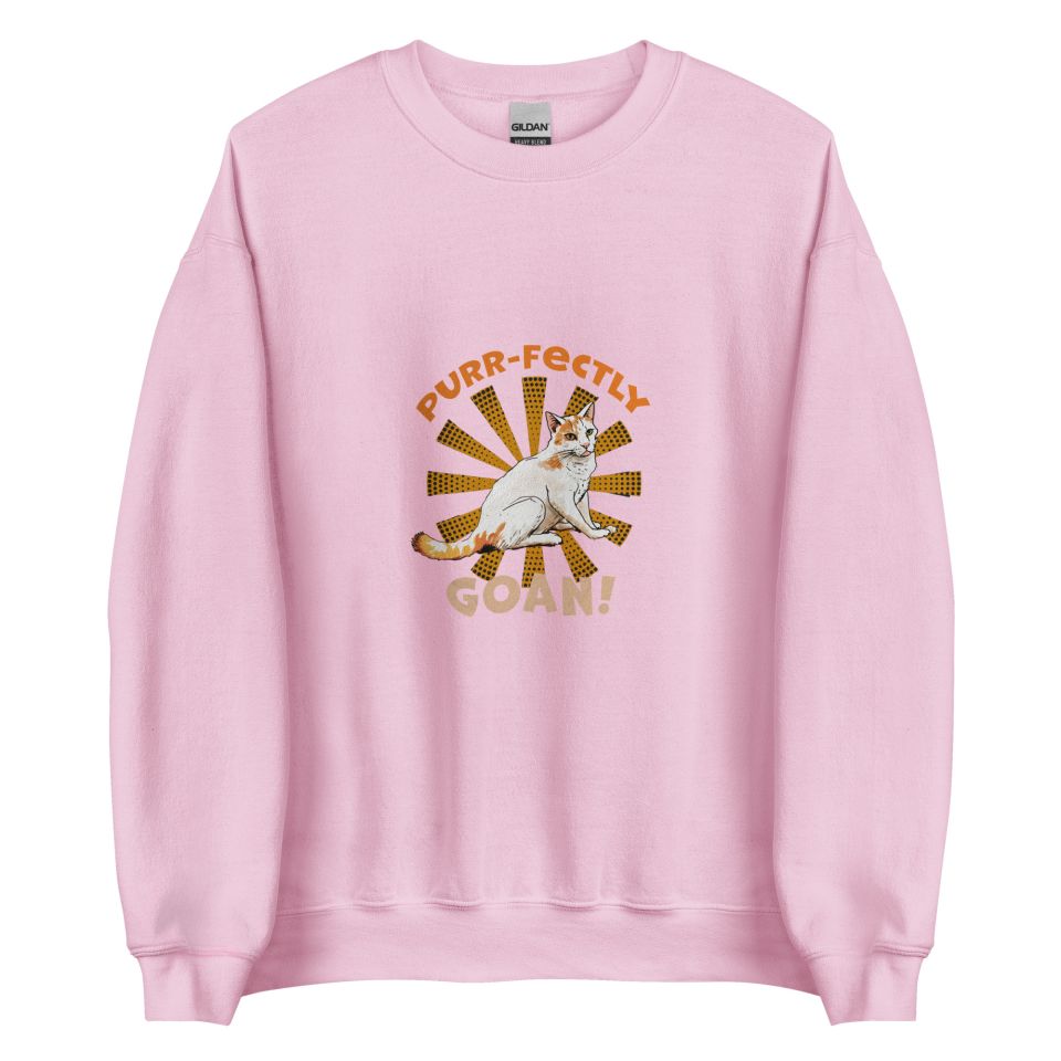 Unisex Crew Neck Sweatshirt Light Pink Front 653e8d58aa6c4.jpg