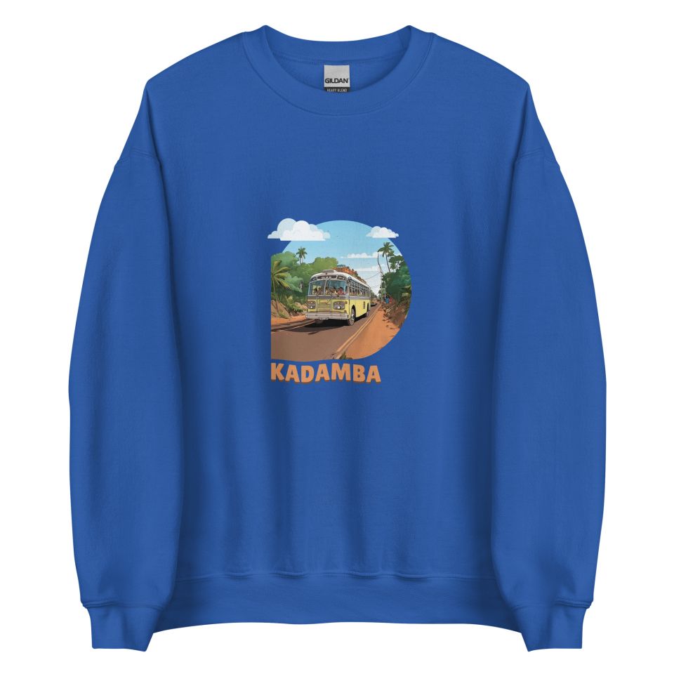 Unisex Crew Neck Sweatshirt Royal Front 654e030b1ab5d.jpg