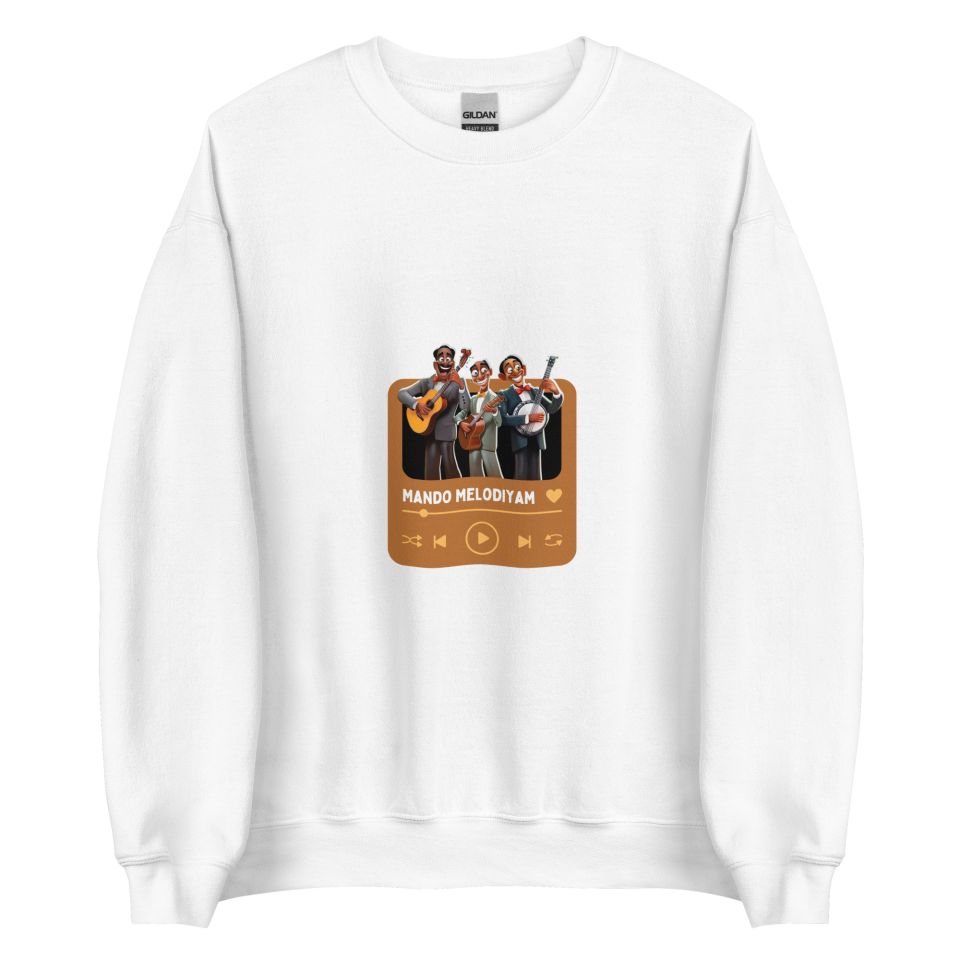 Unisex Crew Neck Sweatshirt White Front 654de8ce97105.jpg