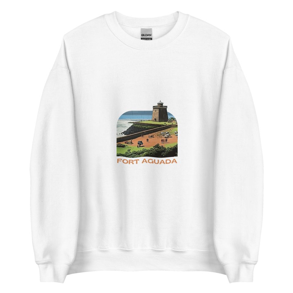 Unisex Crew Neck Sweatshirt White Front 654deb4945798.jpg