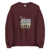 Unisex Crew Neck Sweatshirt Maroon Front 653d48e92ce68.jpg