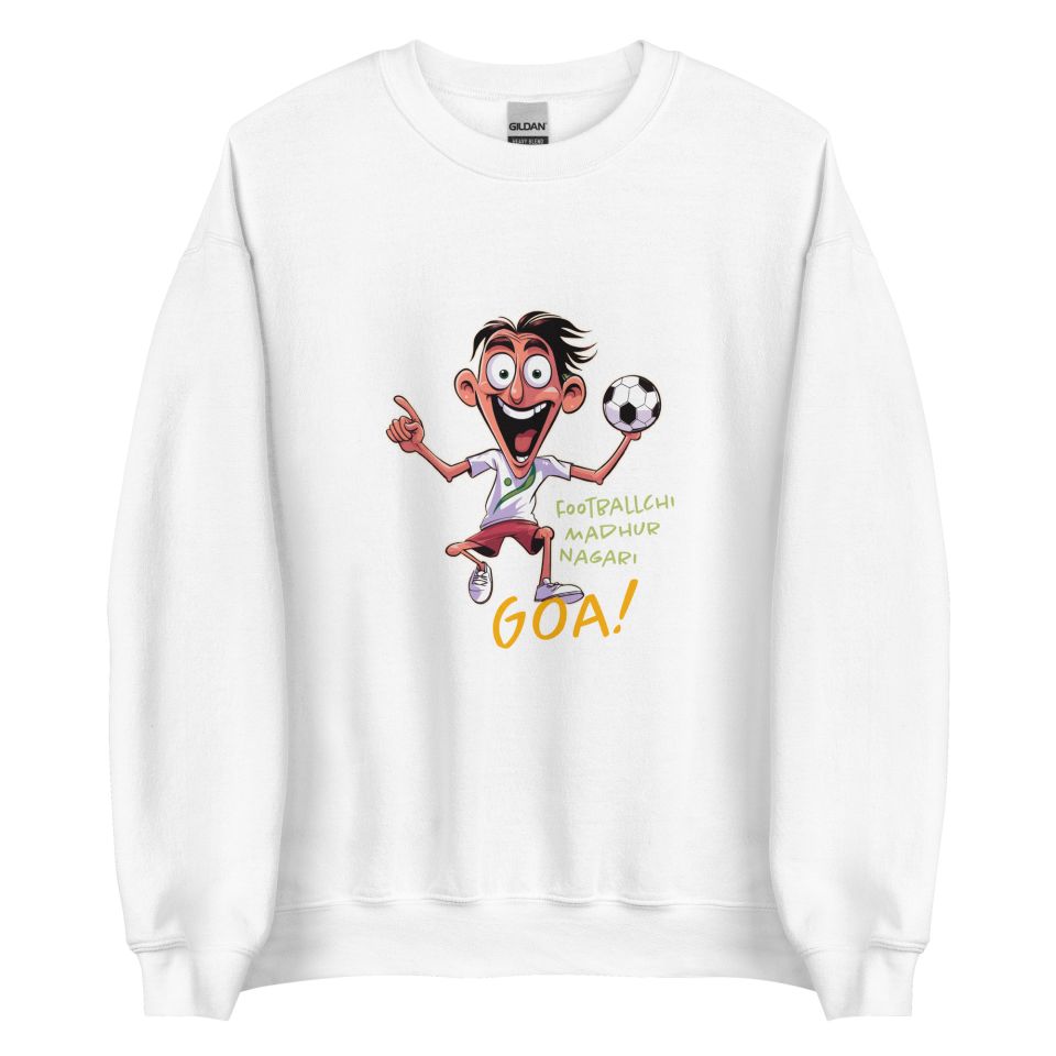 Unisex Crew Neck Sweatshirt White Front 6538e35c6382f.jpg