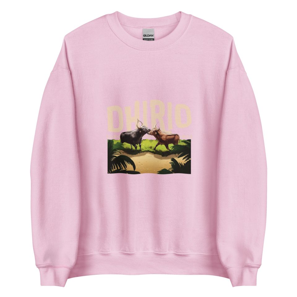 Unisex Crew Neck Sweatshirt Light Pink Front 6538e41b638a0.jpg