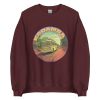 Unisex Crew Neck Sweatshirt Maroon Front 653cb4205e128.jpg