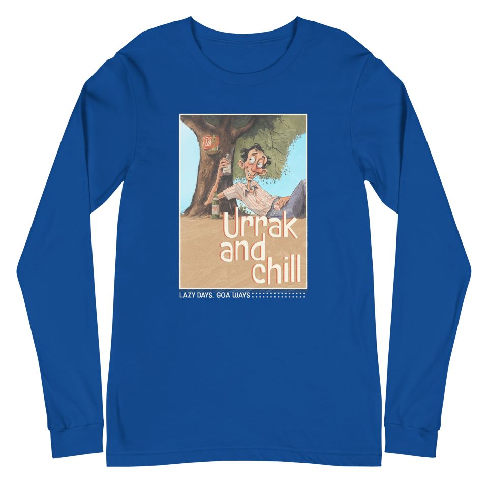 Unisex Long Sleeve Tee True Royal Front 6502aba3c424a.jpg