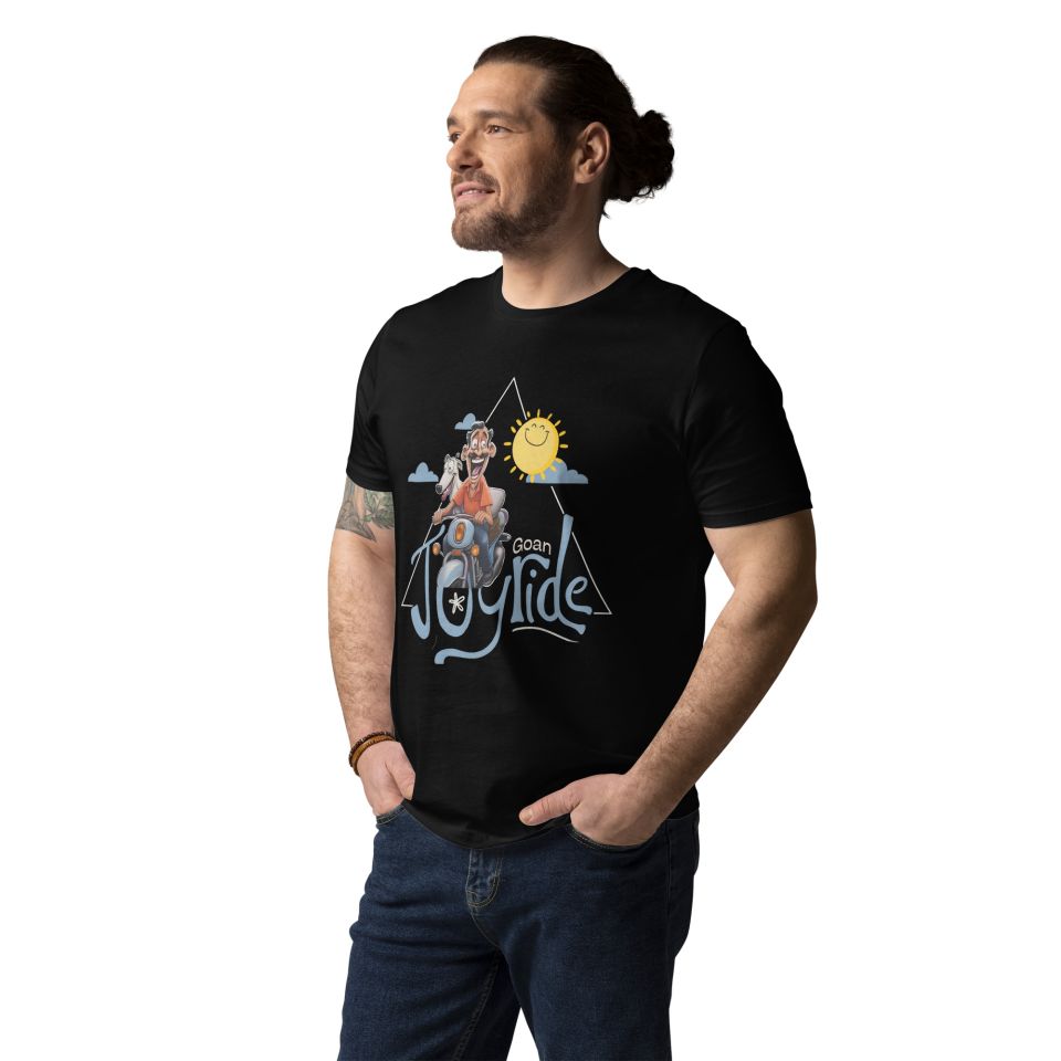 Unisex Organic Cotton T Shirt Black Front 65239b24908aa.jpg