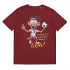Unisex Organic Cotton T Shirt Burgundy Front 651cfa3889a52.jpg