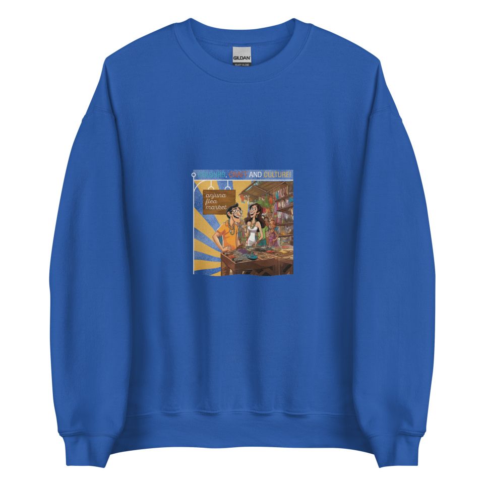 Unisex Crew Neck Sweatshirt Royal Front 653d4b72d0804.jpg