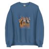 Unisex Crew Neck Sweatshirt Indigo Blue Front 653e8c7791afb.jpg