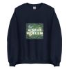 Unisex Crew Neck Sweatshirt Navy Front 653d433dcfcbd.jpg