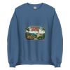Unisex Crew Neck Sweatshirt Indigo Blue Front 653d45bc0ac45.jpg