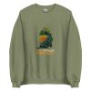Unisex Crew Neck Sweatshirt Military Green Front 653cb52737968.jpg