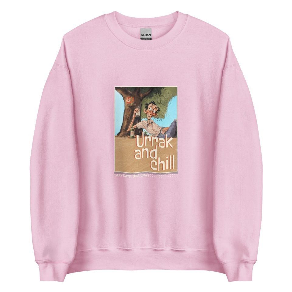 Unisex Crew Neck Sweatshirt Light Pink Front 6538b72e98b97.jpg