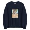 Unisex Crew Neck Sweatshirt Navy Front 6538b72e910a4.jpg
