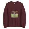 Unisex Crew Neck Sweatshirt Maroon Front 653e8fbd2952a.jpg
