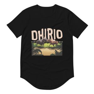 Mens Curved Hem T Shirt Black Front 650d3a6fdf3e3.jpg